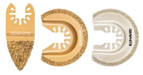 Brzeszczoty do ceramiki, 3 szt. 56H074 GRAPHITE Tani